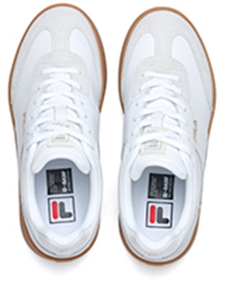 (W) 휠라 스케이트 슈즈 '화이트 그레이' F12W216202FWN Lookbook (W) 휠라 스케이트 슈즈 '화이트 그레이' F12W216202FWN
