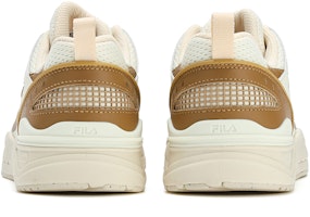 FILA斐樂 防滑耐磨 低幫 板鞋 女款 白褐 Shop FILA斐樂 防滑耐磨 低幫 板鞋 女款 白褐