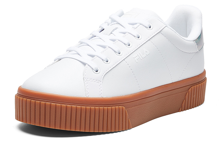 Order (W) FILA Court Deluxe Low Sneakers Bianche/Marroni T12W024301FWH