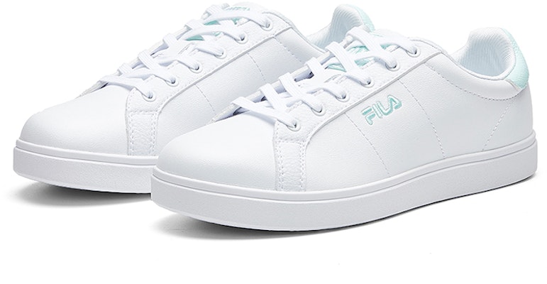 (Women) FILA Court Deluxe Low-top Sneakers White/Green T12W014302FWF Lookbook (Women) FILA Court Deluxe Low-top Sneakers White/Green T12W014302FWF