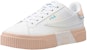 (W) FILA Court Deluxe Platform Sneakers Putih/Merah Jambu T12W034301FWS
