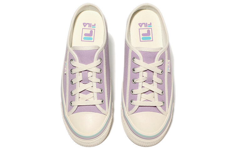 Shop (W) FILA 经典无带运动鞋 '紫色韩版' 1XM01593D_110