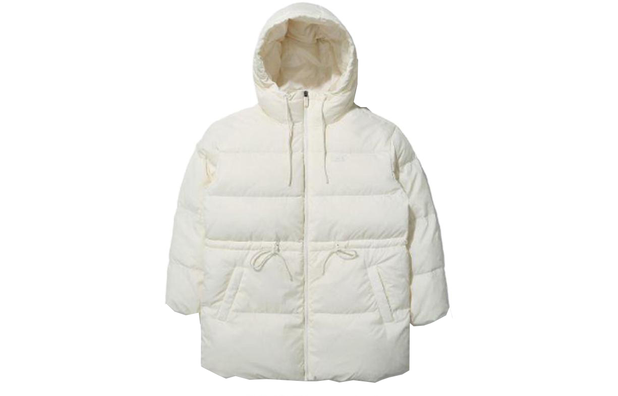 Order (W) FILA 米白色純色連帽拉鍊外套 FS2DJD4151F-CRM