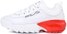 (Women) FILA Cross Training Low Running Shoes White/Red 5XM00803_125