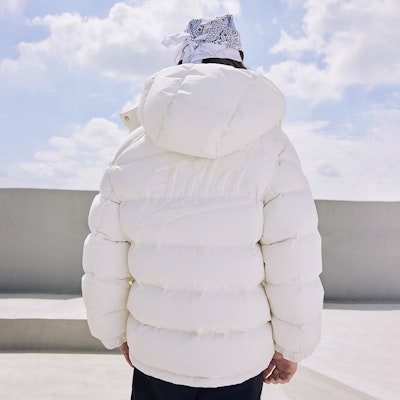 (Women) FILA CULTURE Series Letter Print Casual Down Jacket - White. T11W342903A-WT Purchase (Women) FILA CULTURE Series Letter Print Casual Down Jacket - White. T11W342903A-WT