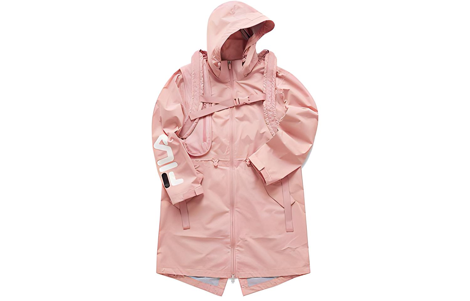 (Women) FILA Cycling Jacket White/Pink T11W043701F-PK