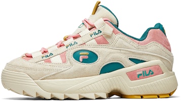 (Women) FILA D-Formation Classic Traning Shoes White/Green/Pink F52W011402FAF (Women) FILA D-Formation Classic Traning Shoes White/Green/Pink F52W011402FAF