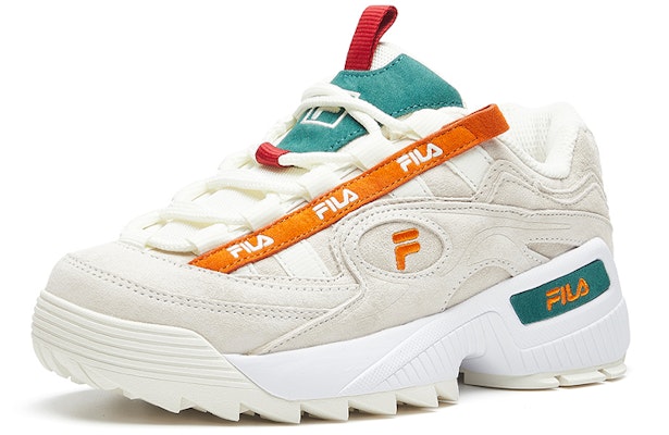 (Women) FILA D-Formation Daddy Shoes Green/Orange/White F12W933711AMO Lookbook (Women) FILA D-Formation Daddy Shoes Green/Orange/White F12W933711AMO