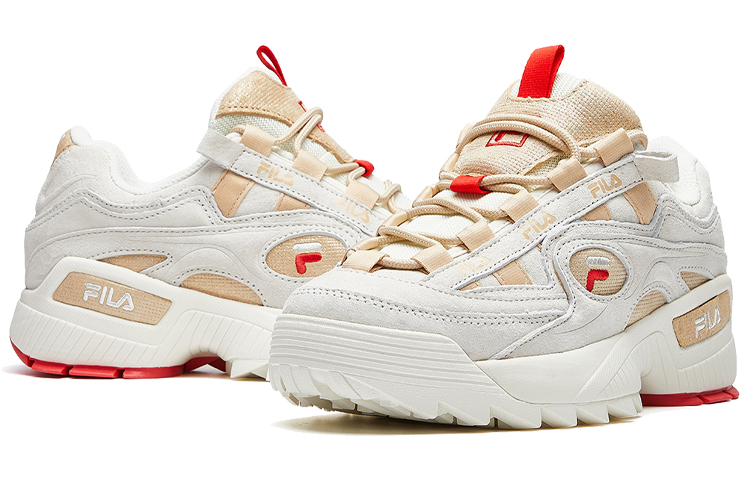 Lookbook (W) FILA D-Formation sneakers wit/bruin F52W011402FSW