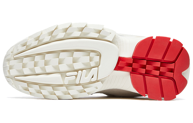 Shop (W) FILA D-Formation sneakers wit/bruin F52W011402FSW