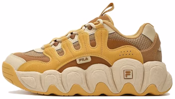 (Women) FILA CROISSANT Chunky Sneakers 'Yellow Brown' F12W342103FSI (Women) FILA CROISSANT Chunky Sneakers 'Yellow Brown' F12W342103FSI