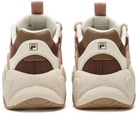 (W) 휠라 크루아상 청키 스니커즈 '핑크 브라운' F12W342103FMR Shop (W) 휠라 크루아상 청키 스니커즈 '핑크 브라운' F12W342103FMR