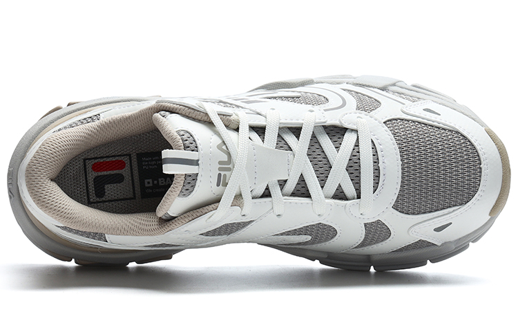 Lookbook FILA斐乐 Decoder 休閒反光復古運動休閒鞋 女款 灰白