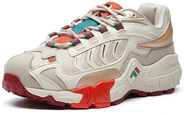 (W) Zapatillas FILA Retro Running Beige 'Crema Rojo Verde' F12W041115FAG Order (W) Zapatillas FILA Retro Running Beige 'Crema Rojo Verde' F12W041115FAG