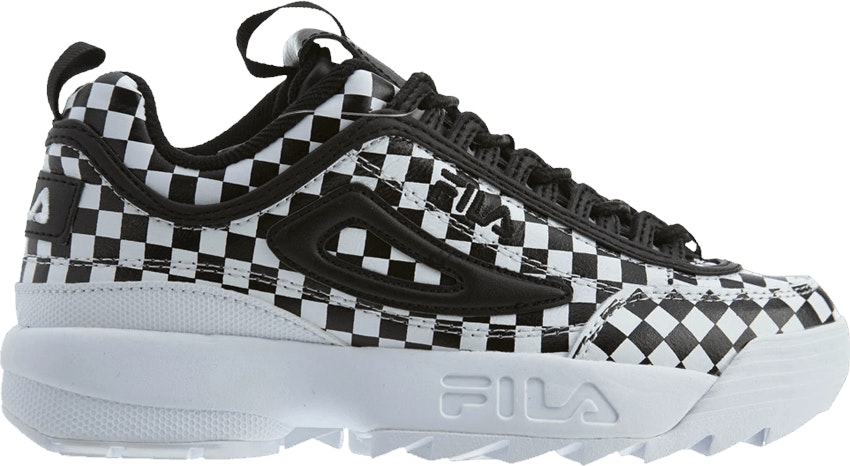 Fila disruptor checkered best sale
