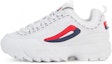 Buy (W) FILA 斐乐 Disruptor 2 白色海军蓝红色 运动鞋 5FM00079-125