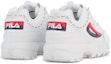 Shop (W) FILA 斐乐 Disruptor 2 白色海军蓝红色 运动鞋 5FM00079-125