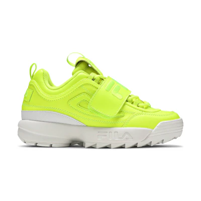 (W) FILA Disruptor 2 Applique 'Safety Yellow'