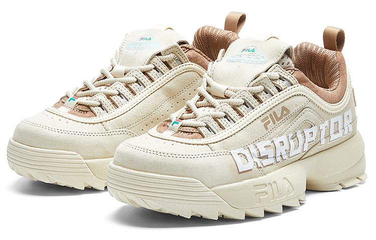 Lookbook (W) FILA Disruptor 2 Sepatu Old Skool Rendah Putih T12W011402FAL