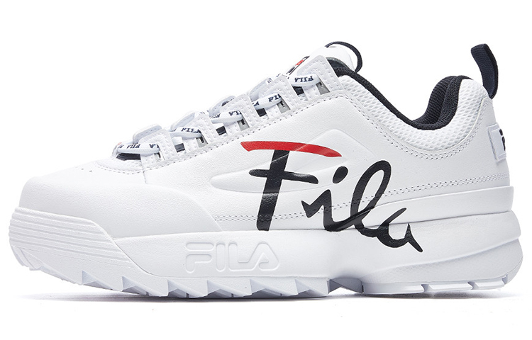 (Women) FILA Disruptor 2 Low 'White Black Red' F12W943711FWT