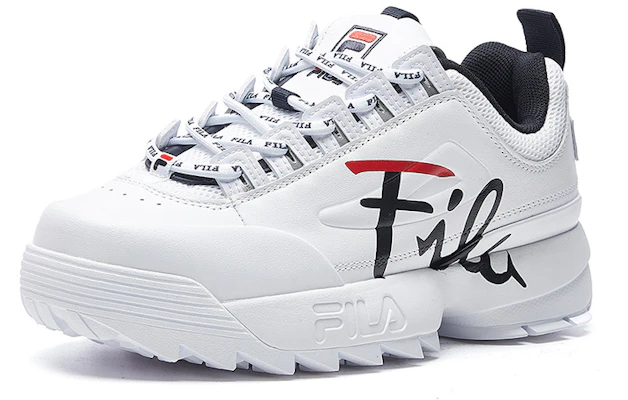 (Women) FILA Disruptor 2 Low 'White Black Red' F12W943711FWT Order (Women) FILA Disruptor 2 Low 'White Black Red' F12W943711FWT