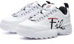 Lookbook (W) FILA Disruptor 2 Low 'Putih Hitam Merah' F12W943711FWT
