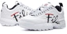 (W) FILA Disruptor 2 Low 'Putih Hitam Merah' F12W943711FWT