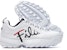 (W) FILA Disruptor 2 Low 'Putih Hitam Merah' F12W943711FWT