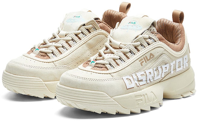 (W) FILA Disruptor 2 Kasut Rendah Putih Retro T12W011402FAL Lookbook (W) FILA Disruptor 2 Kasut Rendah Putih Retro T12W011402FAL