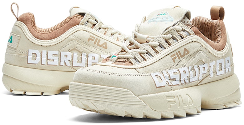 (W) FILA Disruptor 2 Kasut Rendah Putih Retro T12W011402FAL Shop (W) FILA Disruptor 2 Kasut Rendah Putih Retro T12W011402FAL
