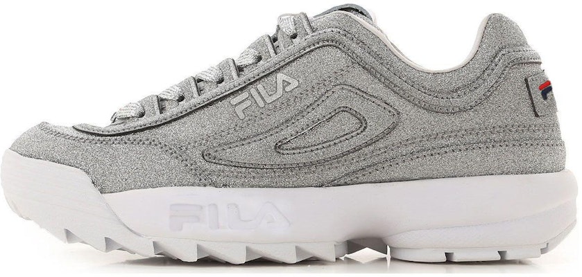 (W) FILA Disruptor 2 Buatan Itali 'Perak Glitter' 5CM00755-063 Buy (W) FILA Disruptor 2 Buatan Itali 'Perak Glitter' 5CM00755-063