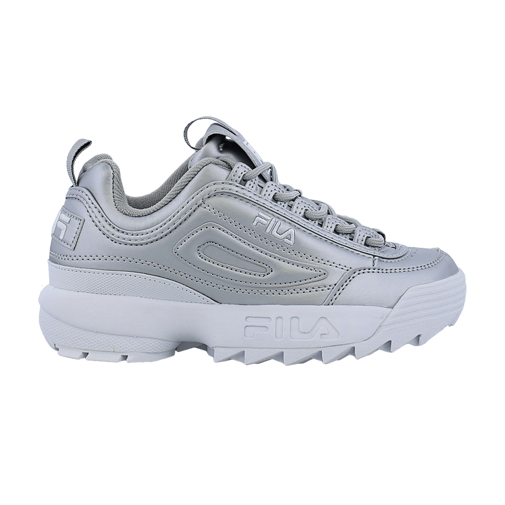 Fila Trainers Fila Disruptor Premium Silver Fila Womens Disruptor