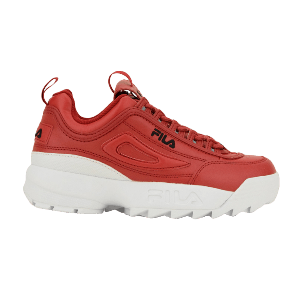 (Women) FILA Disruptor 2 Premium 'Red'  5FM00540-602