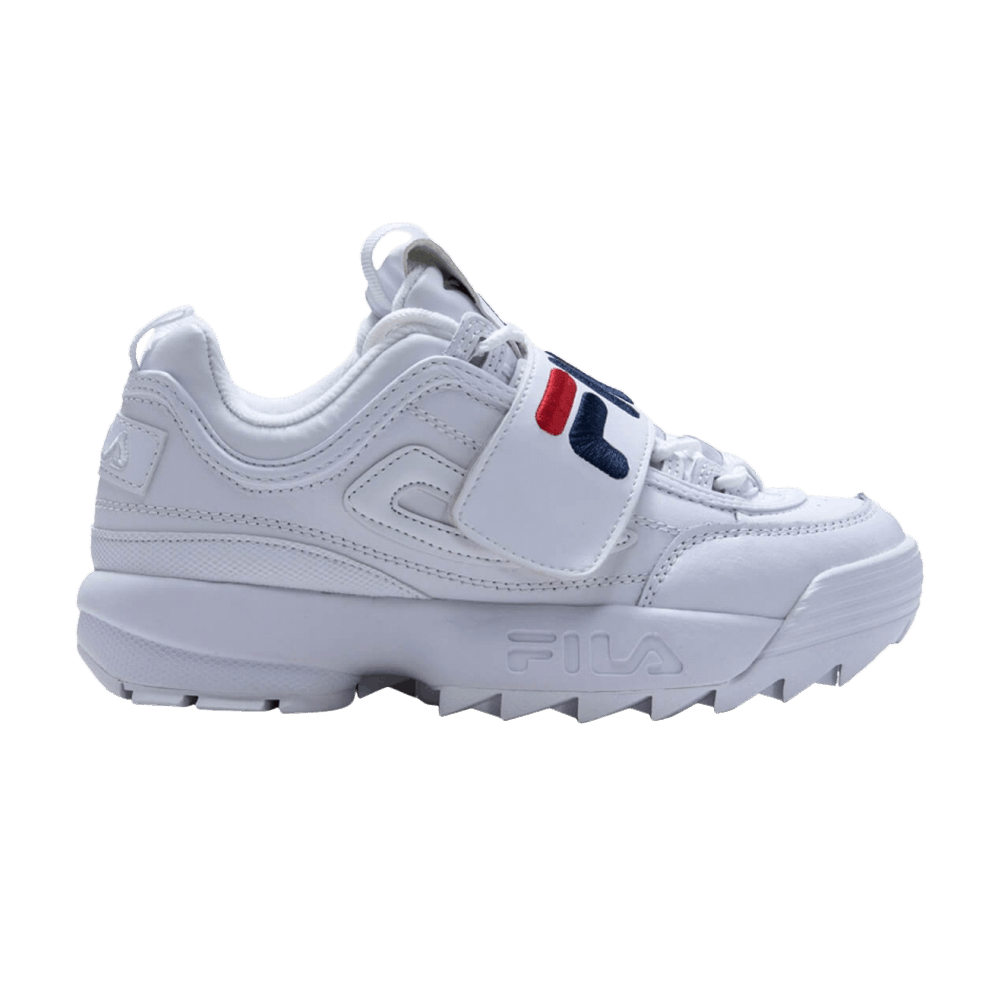 (Women) FILA Disruptor 2 Premium Aplique 'White'  5FM00075-125