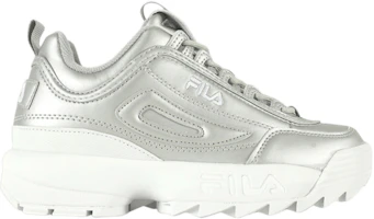 (Women) FILA Disruptor 2 Premium Metallic 'Silver' 5FM00040-662 (Women) FILA Disruptor 2 Premium Metallic 'Silver' 5FM00040-662