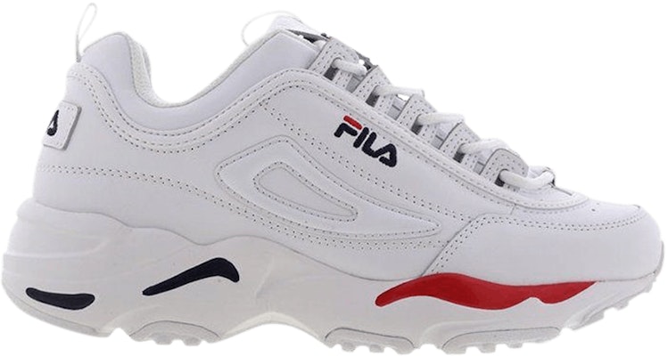 Women FILA Disruptor 2 Ray Tracer White Navy 5FM00650125