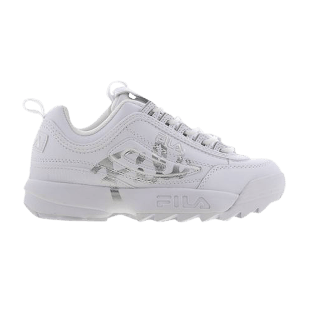 (W) FILA Disruptor 2 Script 'White'