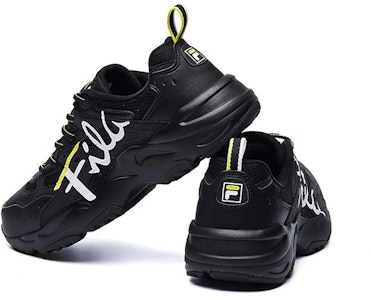(W) FILA Heritage-FHT '黑白黄' F12W031120FBK Shop (W) FILA Heritage-FHT '黑白黄' F12W031120FBK