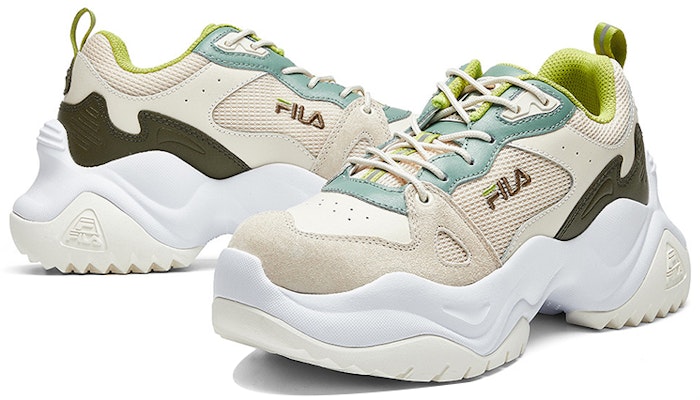 (Women) FILA Pose 'White Green' F12W014103FWG Shop (Women) FILA Pose 'White Green' F12W014103FWG