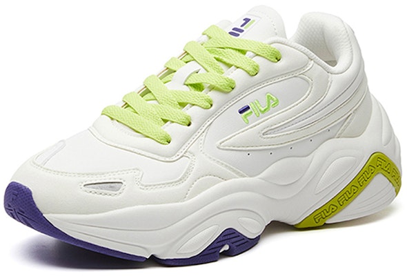 (W) FILA Morden Chic-FMC 'Putih Kuning' Sneakers F12W111123FSW Order (W) FILA Morden Chic-FMC 'Putih Kuning' Sneakers F12W111123FSW