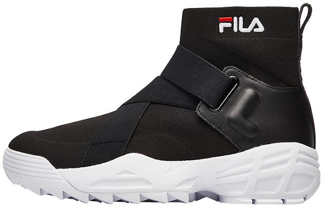 (Women) FILA Disruptor High 'Black White Special' F12W913717FBK Buy (Women) FILA Disruptor High 'Black White Special' F12W913717FBK