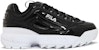 (W) FILA Disruptor II 'Keselesaan Sederhana Hitam' 5FM00039_014