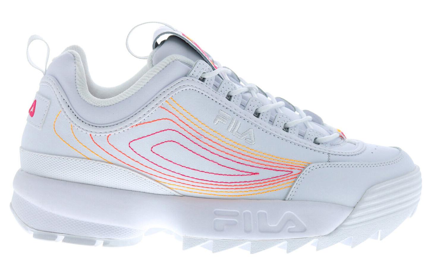 Order (W) (FILA レディース) ディスラプター II 'White Stitch' 5XM01299-134 5XM01299-134