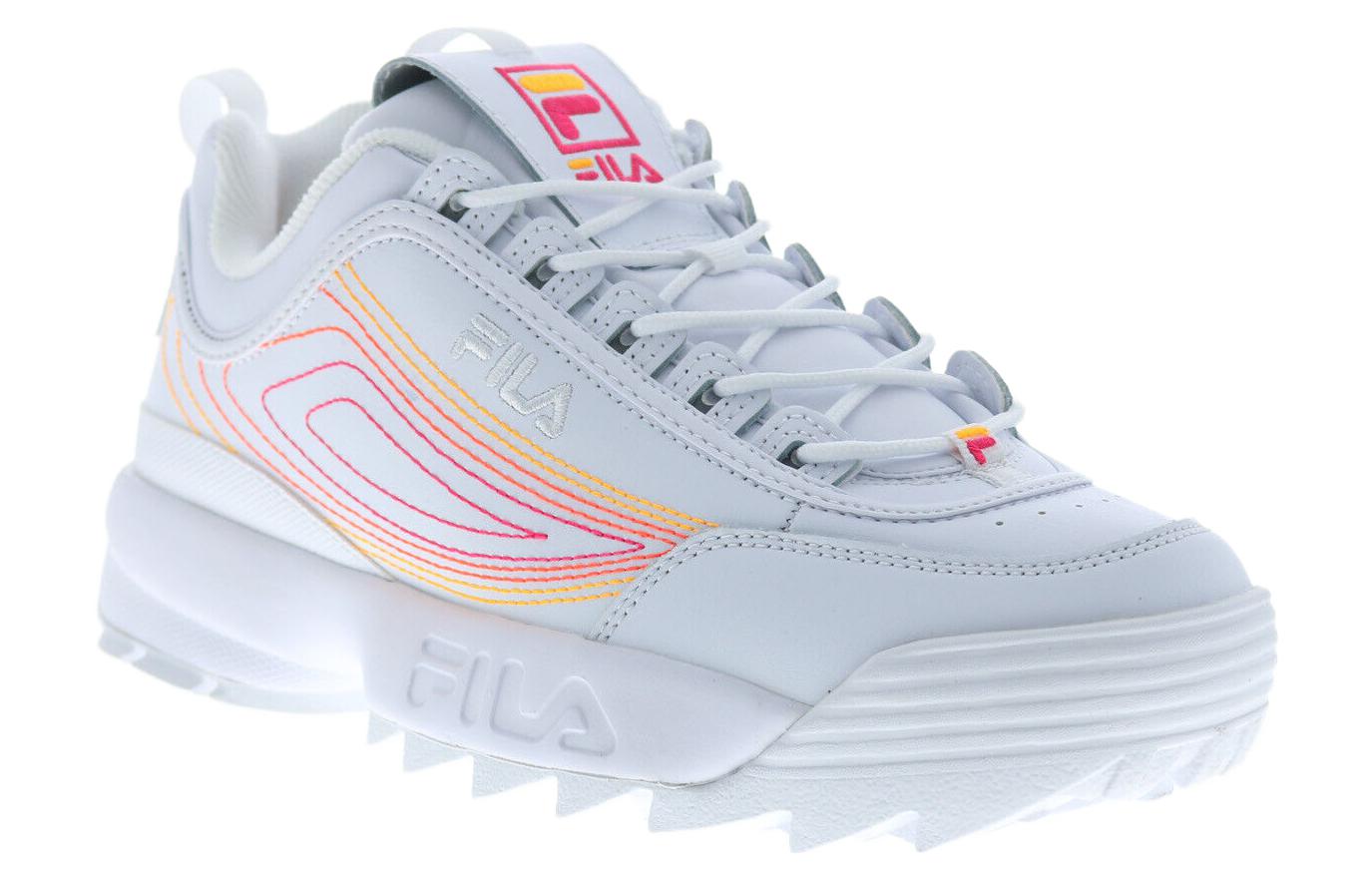 Lookbook (W) (FILA レディース) ディスラプター II 'White Stitch' 5XM01299-134 5XM01299-134