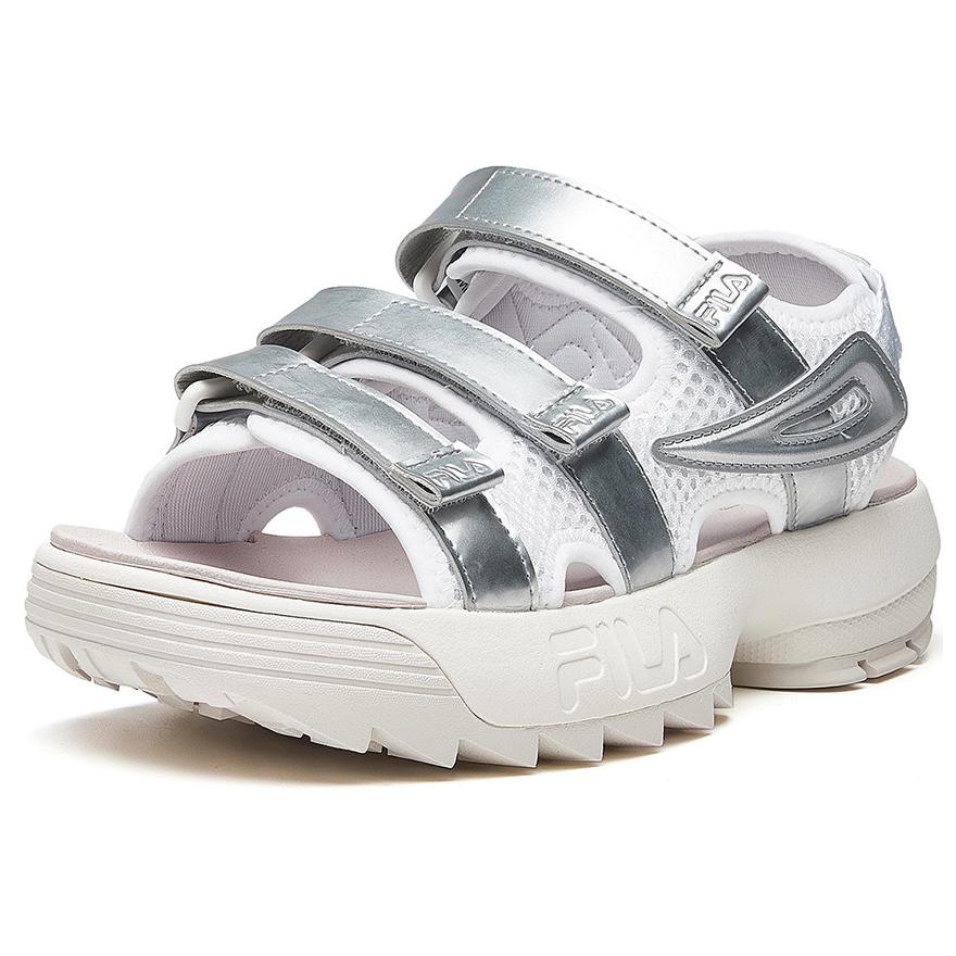 Order (W) FILA DISRUPTOR II SANDAL perak F12W024506FWS