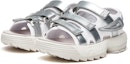 Lookbook (W) FILA DISRUPTOR II SANDAL perak F12W024506FWS