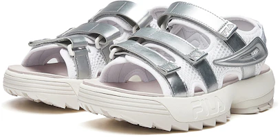 Lookbook (W) FILA DISRUPTOR II SANDALE Silber F12W024506FWS