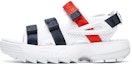 Buy (W) FILA DISRUPTOR II SANDAL putih/hitam/merah F12W024506FWN