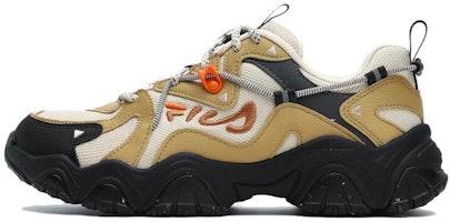 (Women) FILA Fluid 4 Low Shoes 'Tan White Black' F12W342107FFC (Women) FILA Fluid 4 Low Shoes 'Tan White Black' F12W342107FFC