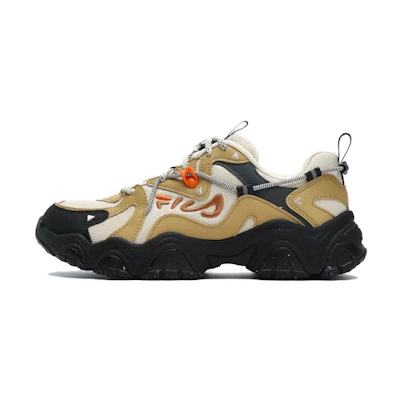 (W) FILA Fluid 4 Low Shoes 'Tan White Black'